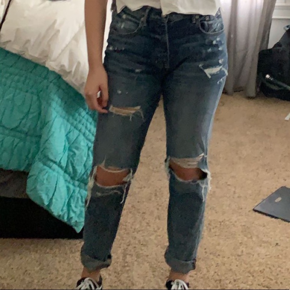 AMERICAN EAGLE JEANS-WORN ONCE